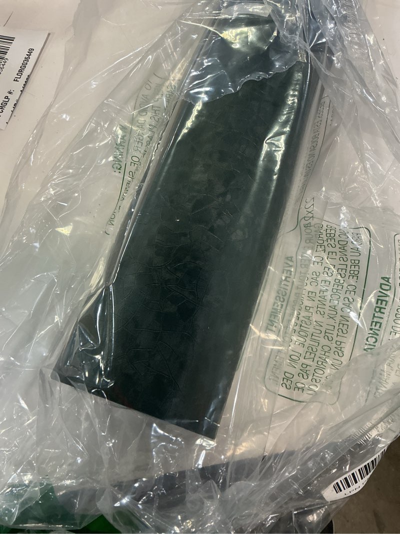Condition photo showing New/Like New for abyssaly dark green peel and stick wallpaper - modern textured embossed wall paper - removable self adhesive vinyl wrap waterproof contact paper for bathroom bedroom cabinet home decor 15.7" x 196.8" 15.7" x 196.8" green