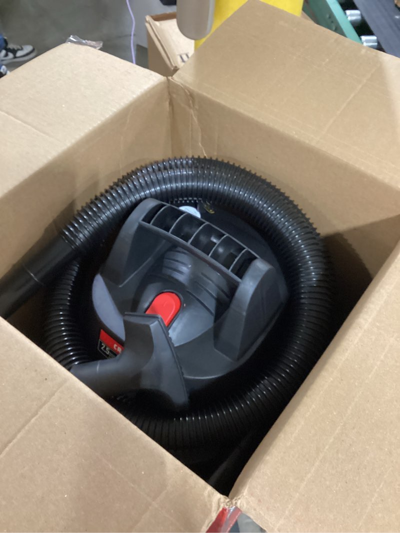 Condition photo showing New/Like New for CRAFTSMAN CMXEVBE17250 2.5 Gallon 2.5 Peak HP Wet/Dry Shop Vac, Portable Shop Vacuum Wet and Dry with Filter Bag, Hose and Attachments for Cleaning in the Home