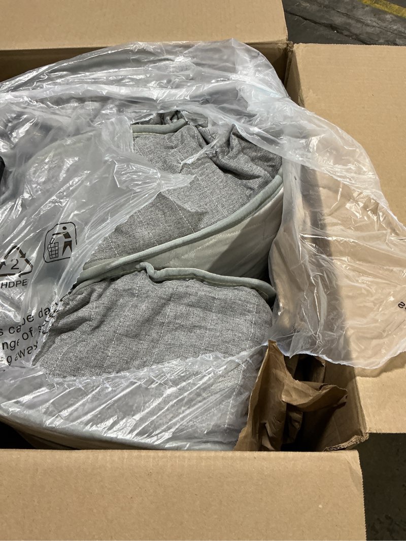 Condition photo showing As Is for Novilla 12 Inch Twin Size Hybrid Mattress for Kids, Medium Plush, Pocketed Coils & Gel-Infused Memory Foam, Cool-Touch Nylon Cover, Grey, CertiPUR-US Certified Twin 12 Inch