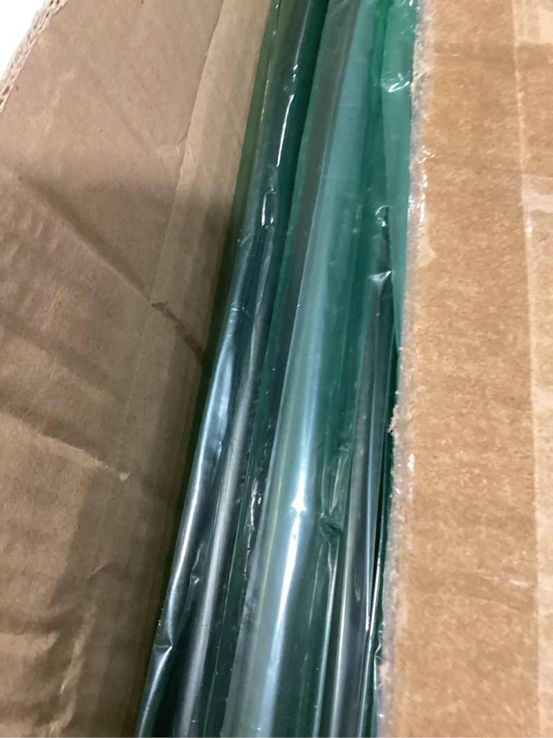 Condition photo showing Good Condition for myard 29 inches grooved classic hollow round aluminum deck balusters furniture for deck railing porch (25-pack, matte black) 29" (qty 25) grooved round