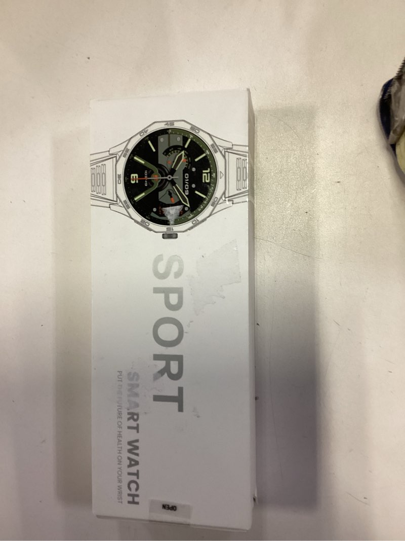 Condition photo showing New/Like New for Military Smart Watch for Men 1.85" HD Ultra Screen Touch Screen 710mAh Battery Smart Watches for Android iOS ?Bluetooth Call Answer/Dial Calls? Fitness Tracker with 100+ Sports Black