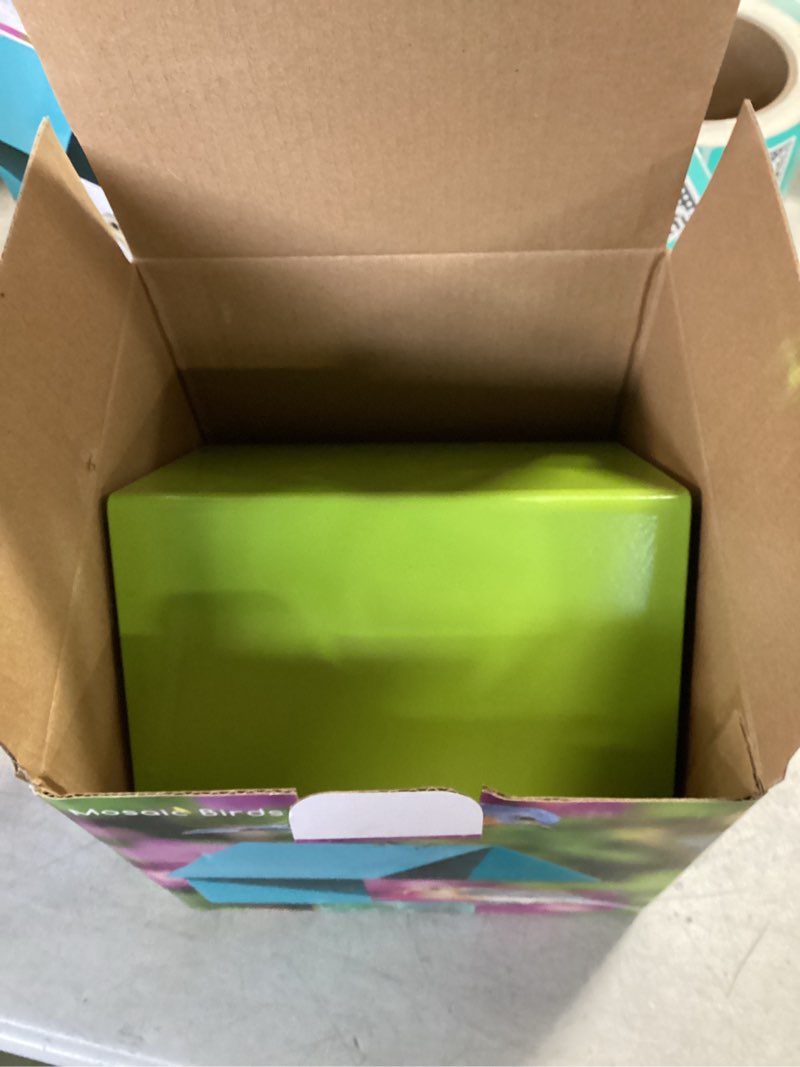 Condition photo showing New/Like New for Cottage Hummingbird Feeder, M447-301-L, 3.4 Ounce Capacity, Lime Green, 1 Piece