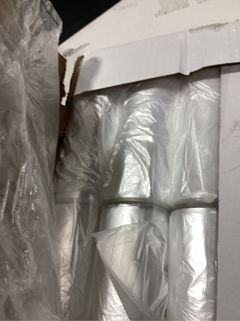 Condition photo showing New/Like New for typlastics trash can liners - wholesale 1000 count high density garbage bags on perforated roll 10-15 gallon 24" x 33" 1 count (pack of 1000)