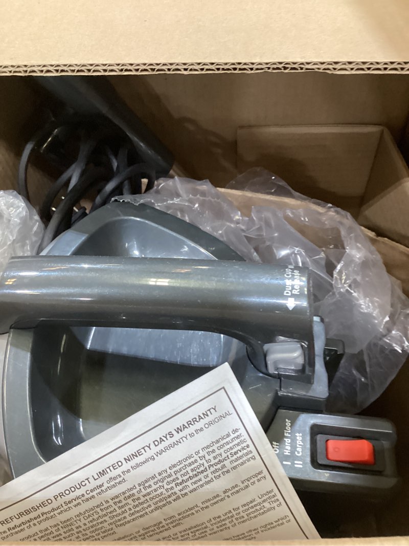 Condition photo showing As Is for Shark UV725 Navigator Lift-Away with Self Cleaning Brushroll Upright Vacuum with HEPA Filter (Renewed)