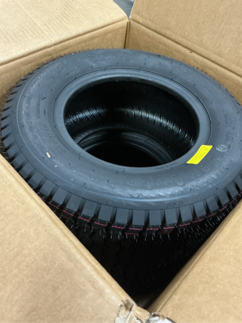 Condition photo showing Good Condition for maxauto 2 pcs 16x6.50-8 turf tires for lawn tractor lawn mower riding 4ply tubeless
