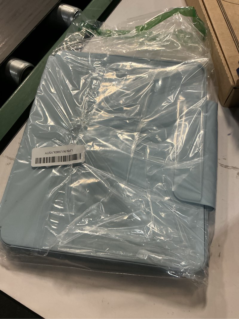 Condition photo showing Good Condition for Keyboard Case for iPad Air 13 inch (M3 2025/M2, 2024),iPad Pro 12.9 inch (3/4/5/6th Gen)?Easy-Set Magnetic Stand– 7-Color Backlit - Removable Cases with Multi-Touch Trackpad Keyboard for Tablet Sky Blue