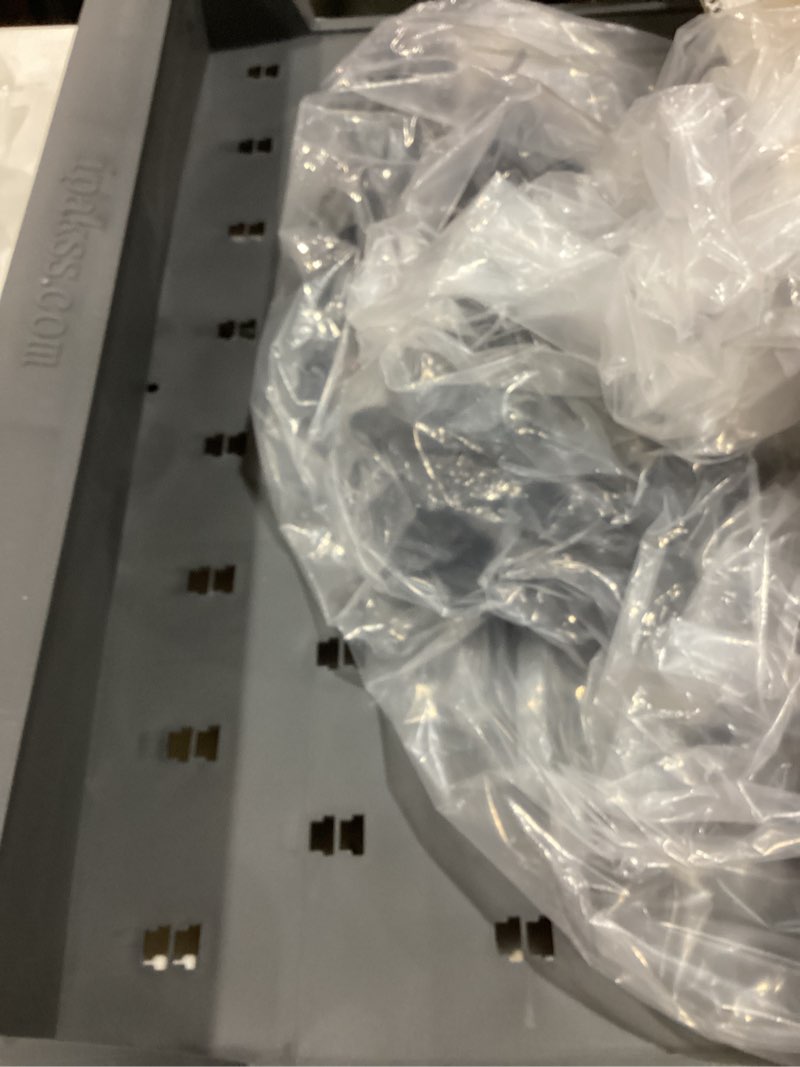 Condition photo showing As Is for Bottle Drying Rack Kitchen Organizer, Wall Mounted Commercial Dryer for Squeeze Sauce Bottles Glassw