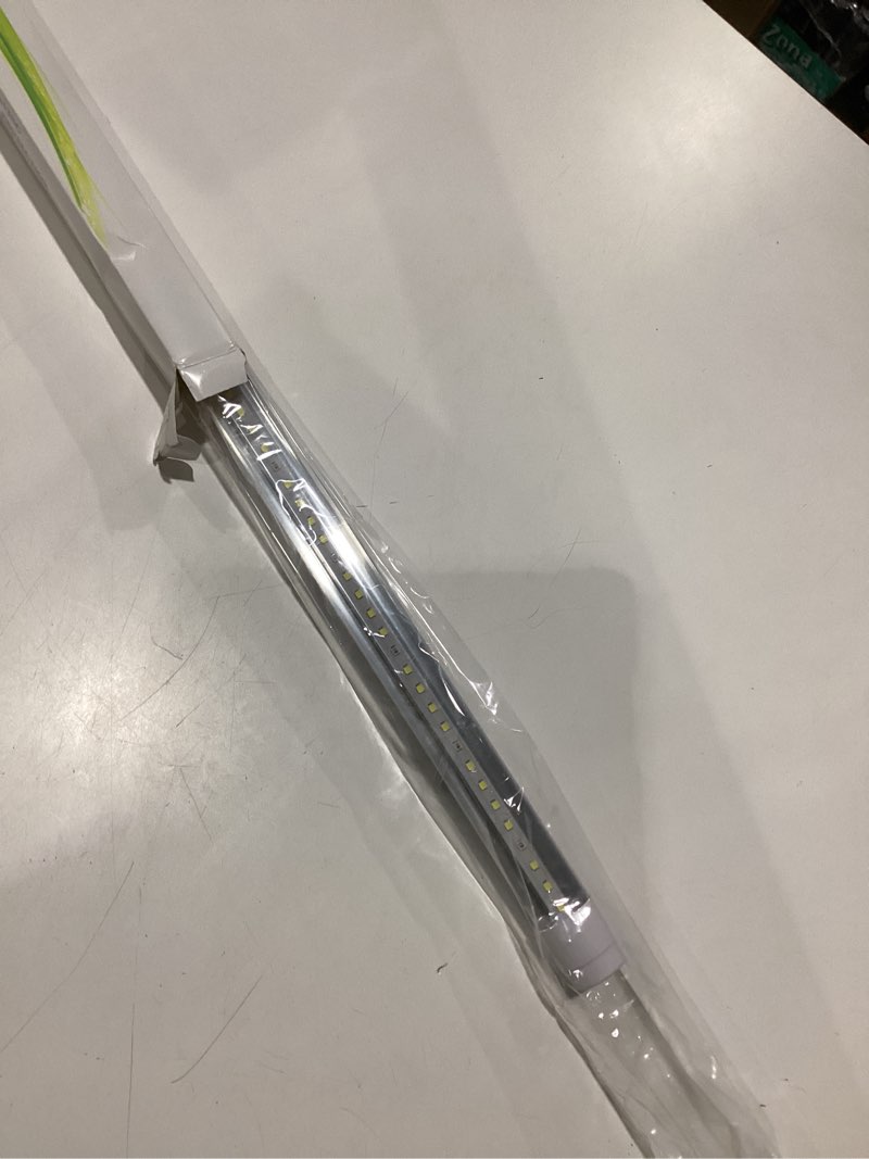Condition photo showing As Is for led grow light strips, 24w(100lm/w) high output grow light bar, plug and play, greenhouse, plant lights for indoor plants