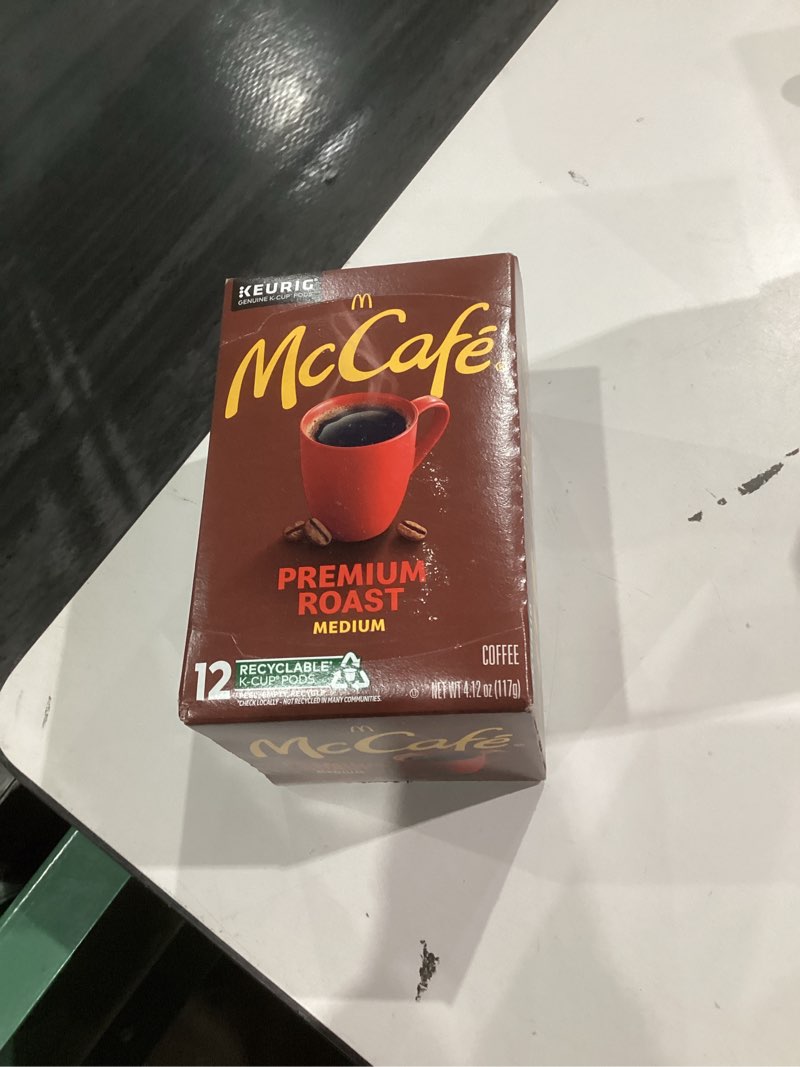 Condition photo showing New/Like New for McCafe Premium Roast Medium Coffee K-Cup Pods  Caffeinated  12 ct - 4.12 oz Box