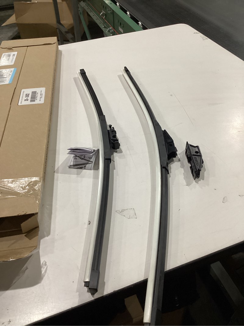 Condition photo showing Good Condition for TRICO White 24" + 22" Extreme Weather Premium Winter Automotive Replacement Windshield Wiper Blades (Set of 2), Passenger and Driver Side All-Weather Beam Wiper Blades for Select Vehicle Models 24" + 22" Pair Pack