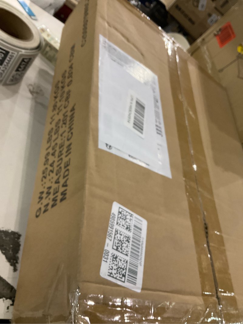 Amazon Basics Portable Kitchen 3-Tier Storage Rack on Caster Wheels with Adjustable 2 Shelves, 175 P