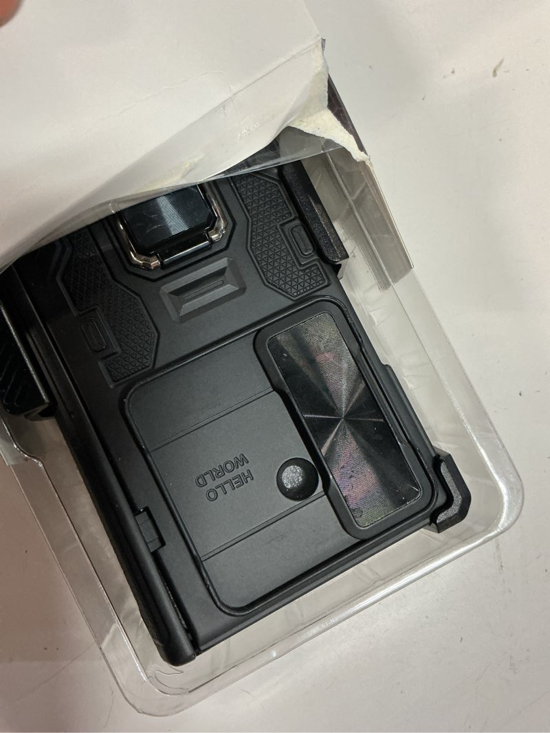 Condition photo showing Good Condition for vego for galaxy z fold 7 case with belt clip holster, 360°ring magnetic kickstand & camera cover & front screen protector & hinge protection shockproof armor case for samsung z fold 7 - black galaxy z fold 7 a-black