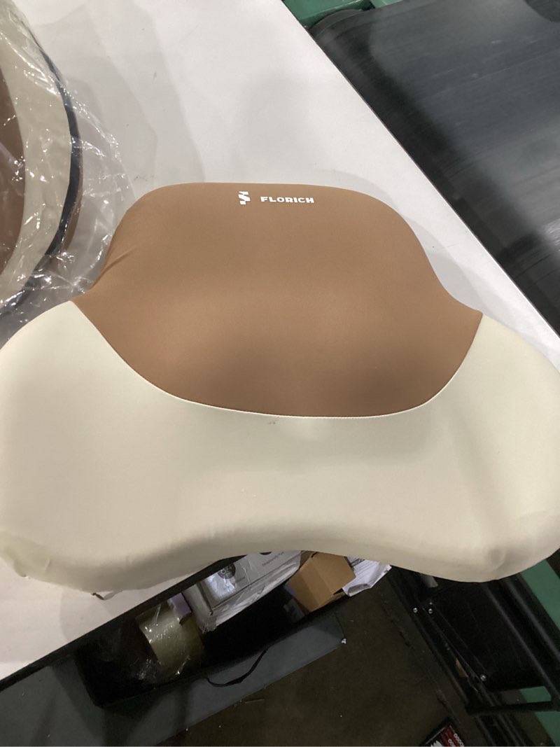 Condition photo showing As Is for Similar to ***FLORICH Seat Cushion and Lumbar Support Pillow for Office Chair Car Neck Headrest Pillow 100% Memory Foam Seat Pads Pressure Relief Back Cushion and Carseat Pads(Purple) Set: Seat Cushion+Lumbar Support+Headrest Purple