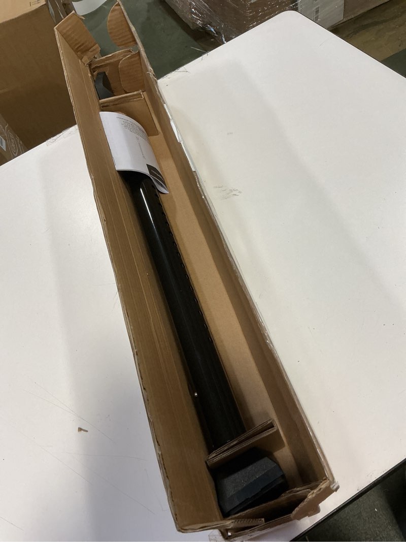 Condition photo showing New/Like New for Amazon Basics Door Security Bar, 25-45 inch Adjustable, Security Door Stopper, for Home, Apartment, Hotel, Travel, Black, 1-Pack Black Adjustable security bar