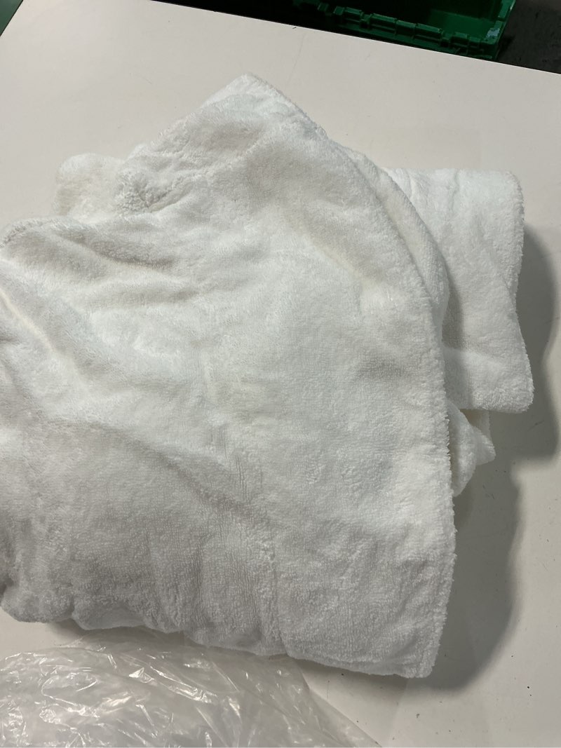 Condition photo showing Good Condition for turkish cotton terry robe, s, white