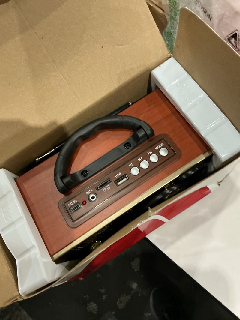 Condition photo showing Good Condition for prunus j-110 radio portable am fm,transistor plug in wall ac power&battery powered&rechargeable radio for emergency use,vintage radios with bluetooth, for dad and mom, grandma