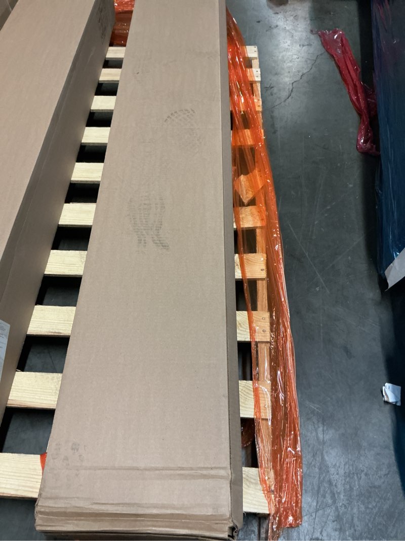 Condition photo showing New/Like New for Greaton, 4.5-Inch Sturdy Box Spring for Mattress Support-Durable and Easy to Assemble Natural Wood Foundation for King, White