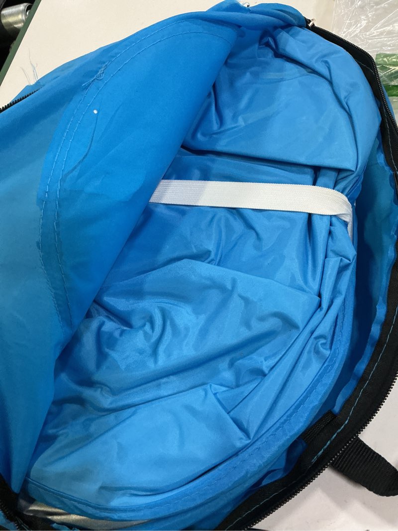 Condition photo showing Good Condition for baby beach tent, pop-up above ground pool, foldable kiddie pool with sun shelter canopy for ages 9-48 months, toddler wading pool, portable water play sum toys for outdoor activity