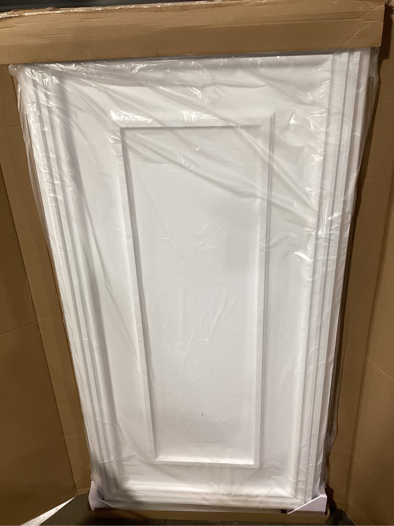 Condition photo showing Good Condition for art3d drop ceiling tiles, 24x48in. white (12-pack), polyvinyl chloride (pvc), glue down 24"x48" white 12