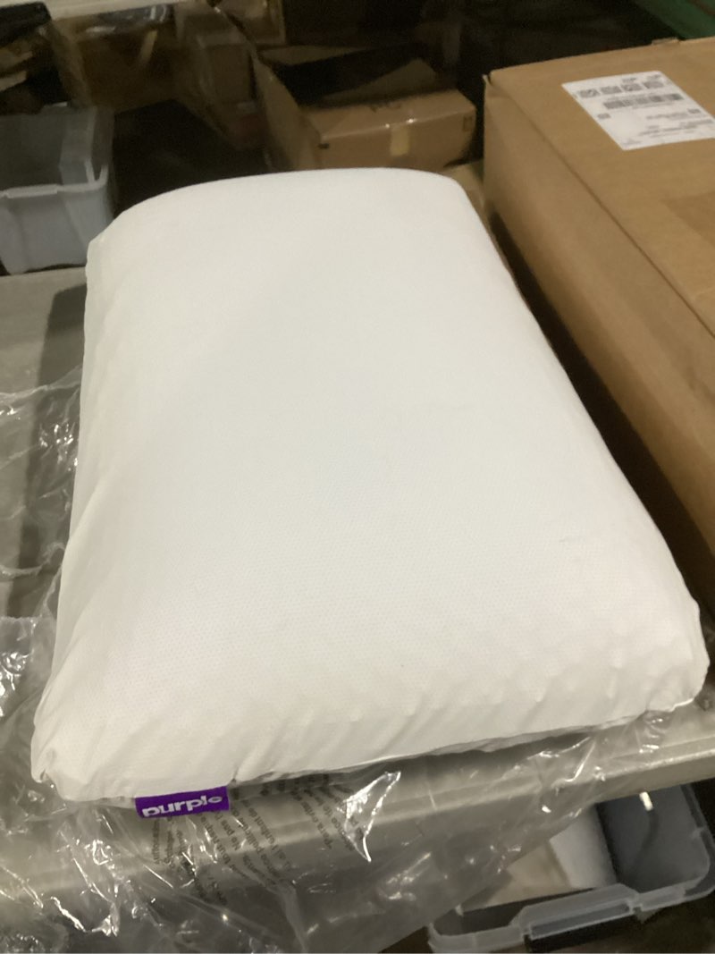 Condition photo showing Good Condition for Purple Harmony Pillow – Talalay Latex Foam Cooling Pillow for Combo or Side Sleepers, 360º Hex GelFlex Grid for No-Pressure Support and Luxurious Weightless Feel - Standard, Medium Feel, Med Height
