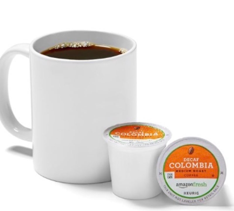 (Best by:2026/11/24) AmazonFresh 80 Ct. K-Cups, Decaf Colombia Medium Roast, Keurig K-Cup Brewer Compatible
