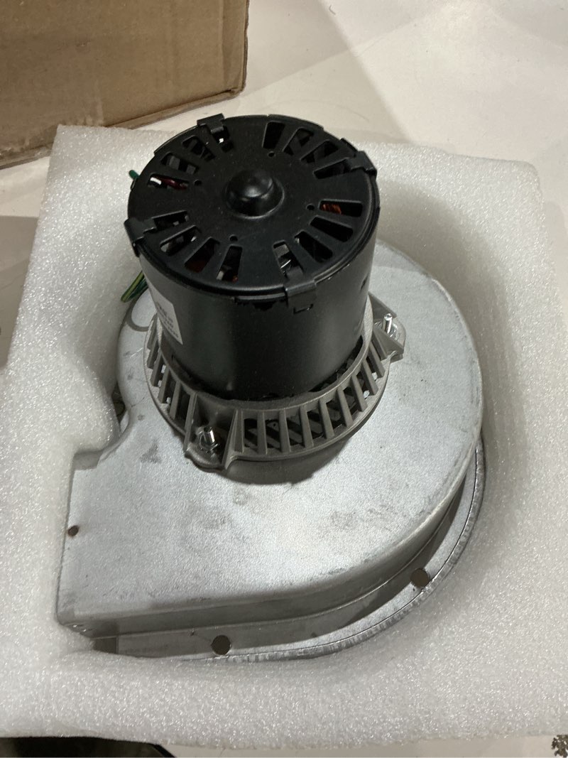 Condition photo showing As Is for criditpid a269 draft inducer blower motor replacement for trane 7021-11054, x38040363010, fasco 7021-11242, 7021-11852, 7121-11242, dayton 45kd35 motor.