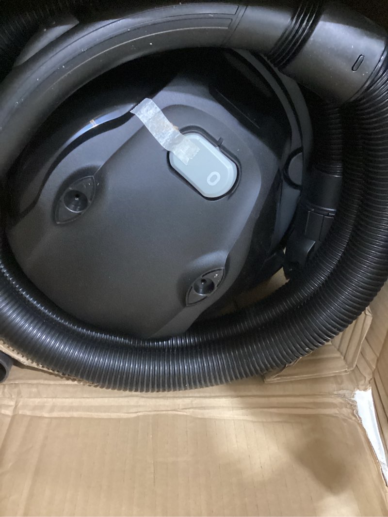 Condition photo showing Good Condition for amazon basics wet dry shop vacuum cleaner, 6 gallon, 3.5 hp stainless steel, with filter, grey/black 6 gallon shop, 3.5 hp