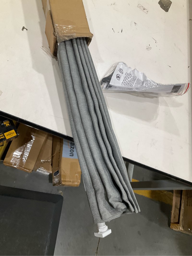 Condition photo showing Good Condition for lazblinds no drill roman shades for windows, cordless light filtering window shades with uv protection, polyester fabric for bedroom & living room, 40" w x 64" h, grey light filtering - grey 40"w x 64"h