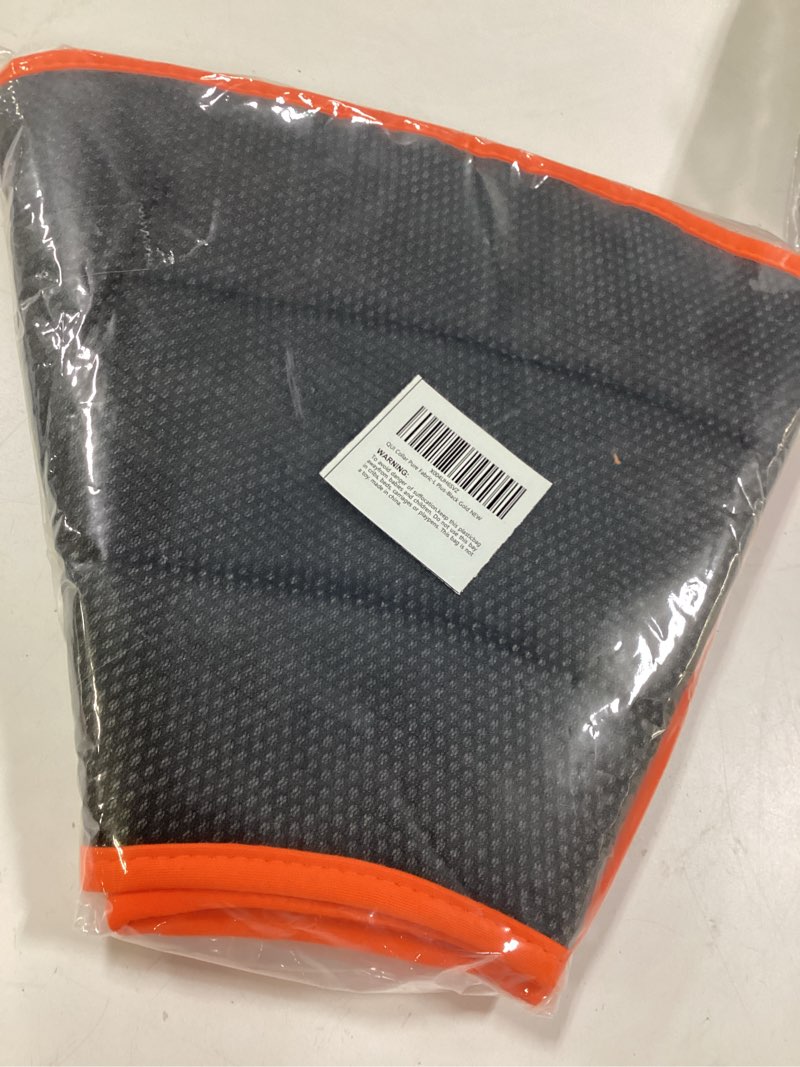 Condition photo showing New/Like New for Soft Adjustable Dog E-Collar for Post-Surgery Recovery, Lightweight Breathable Cone to Prevent Licking/Biting/Scratching/Chewing, Ideal for Wound Healing with Comfortable Protection, Black Gold,L+