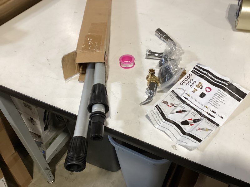 Condition photo showing New/Like New for liulo tool 9 pack pressure washer extension wand, stainless steel power washer lance with 6 nozzle tips for gutter cleaning, 3 gutter cleaner attachments curved rod, 1/4 inch quick connect, 4000 psi