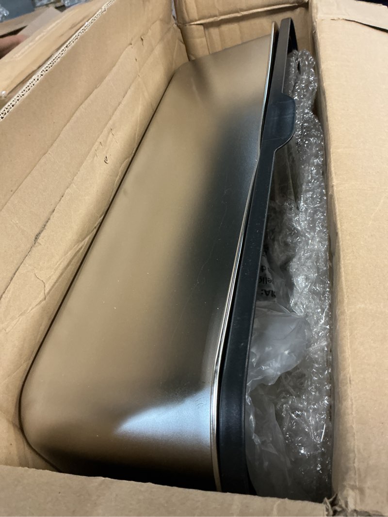 Condition photo showing Good Condition for Stainless Steel Litter Box with Lid,Front Entry Top Exit Kitty LitterBox,Extra Large Enclosed Metal Cat Box with Litter Scoop & Litter Mat-Black