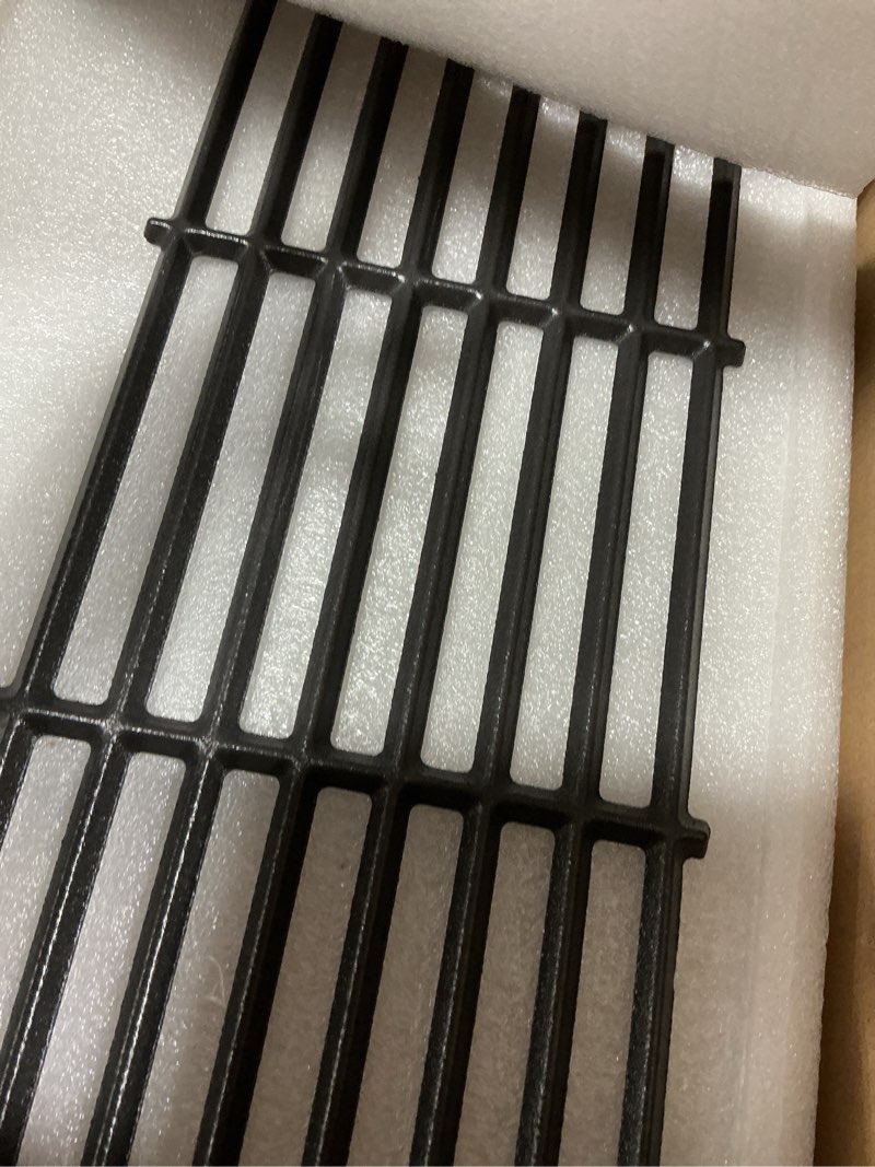 Condition photo showing New/Like New for 17" grill grates for charbroil performance 5 burner 463448021 463449021 463450022 463451022 463455021 463458021, cast iron replacement parts for charbroil 463448021, g426-0004-w1 g426-0005-w1 grill grates(1small+2large)