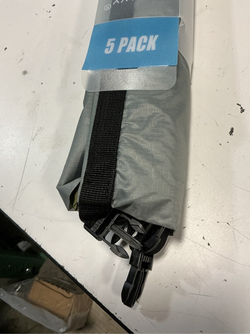 Condition photo showing Good Condition for frelaxy dry bag 3-pack/5-pack, ultralight dry sack, outdoor bags keep gear dry for hiking, backpacking, kayaking, camping, swimming, boating 5 pack - assorted colors
