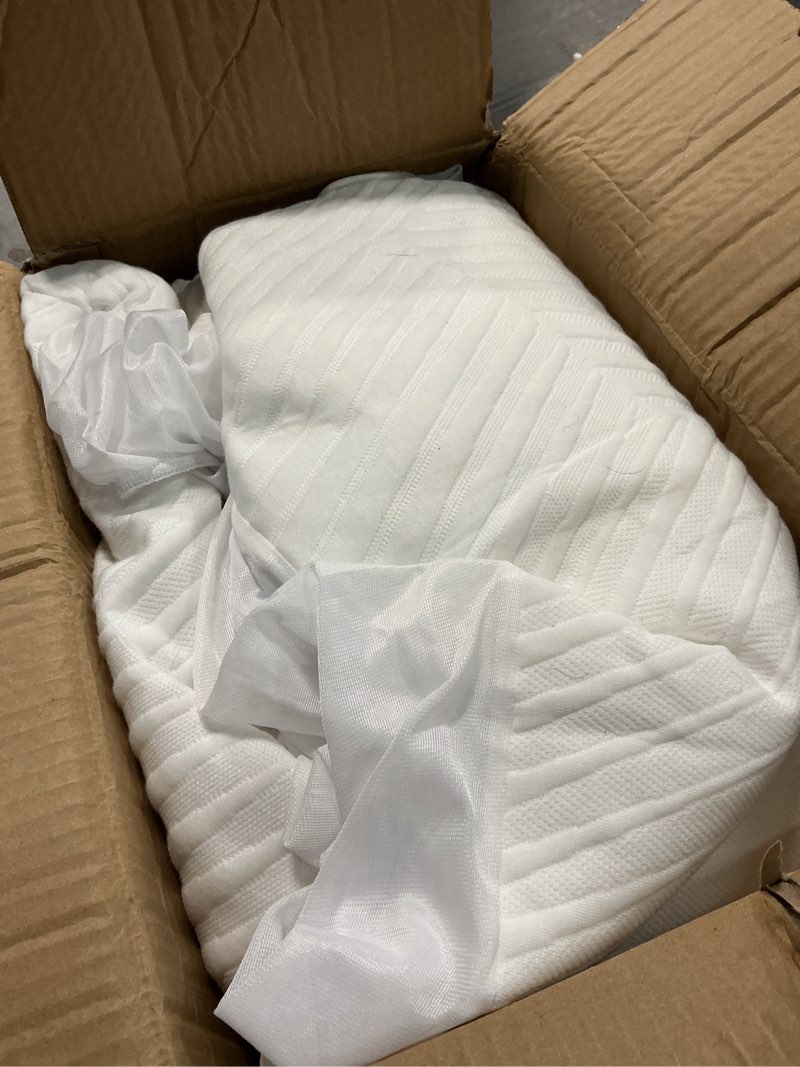 Condition photo showing item condition for Heated Mattress Pad Queen, Electric Mattress Pad with 9 Heat Settings, Memory Function, Fast Heating, 1-12 Hours Auto Off, Deep Pocket, Machine Washable, 60"x 80", White