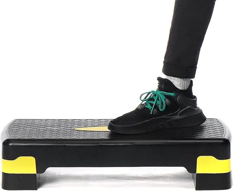 Stepper,Aerobic Exercise Step,Adjustable Non-Slip Cardio Yoga Pedal with Risers Gym Workout Exercise Fitness Aerobic Step Equipment fitness step