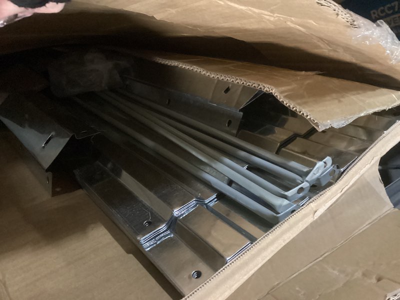 Condition photo showing Good Condition for meberam 2 pack 6x3x1ft galvanized raised garden bed kit, outdoor metal planter box for vegetables, bottomless rectangular gardening bed with support rods, tool-free assembly, silver galvanized 6x3x1ft(2 pack)