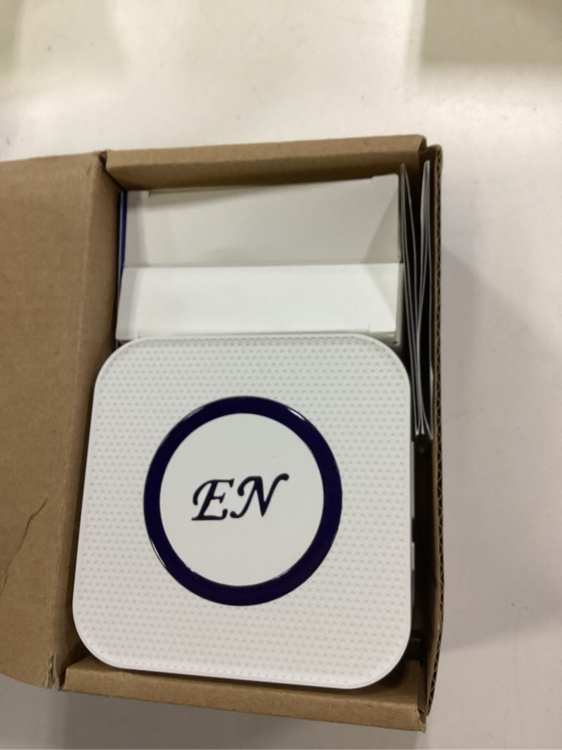 Condition photo showing Good Condition for EverNary Dog Door Bell, Dog Door Bell for Potty Training, Dog Bells to Go Outside,Dog Door Bell for Dogs to Ring to Go Outside,Bells for Dog Training (2 Receiver 2 Transmitters) 2 Receiver 2 Transmitters White