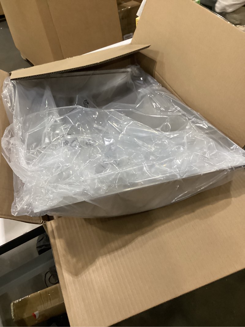 Condition photo showing New/Like New for SafBbcue Stainless Steel Trough for Charbroil 466250512 466251713 463250511 463250512 466250511 Replacement Parts, G517-6600-W1 Heat Plate for Charbroil 463251713 463251714 466251714 466252314 Parts 26 1/4 L x17 1/4 W x 3 D inch