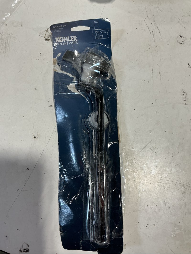 Condition photo showing Good Condition for kohler flush lever black chrome plastic for wellworth