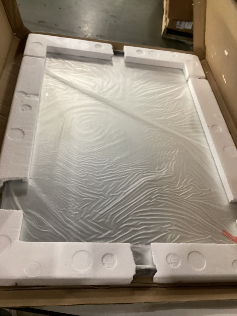 LOAAO 24”X32” Bronze Bathroom Mirrors for Vanity, Rounded Rectangle Brushed Bronze Metal Frame Mirro