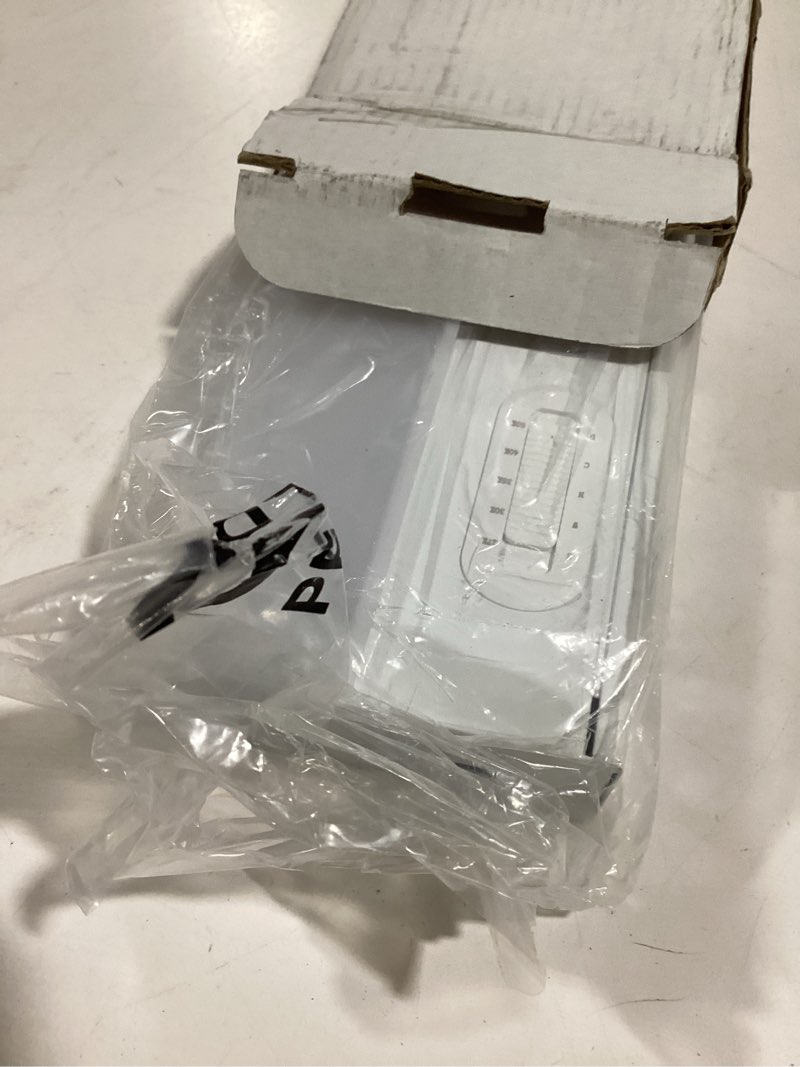 nicor 18” led direct wire under cabinet light with on/off switch - dimmable led lights for kitchen -