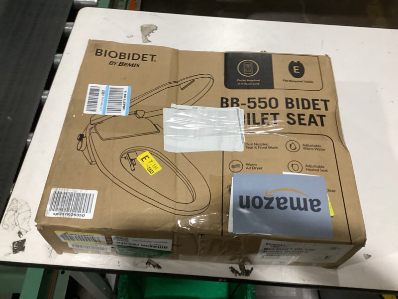 Condition photo showing New/Like New for Electric Bidet Toilet Seat, Heated Toilet Seat Elongated with Instant Warm Water & Dryer, Feminine & Front Rear Wash, Wireless Remote, Self-Clean Nozzle, Slow Close Lid, Upgraded Silent ECO Child Mode