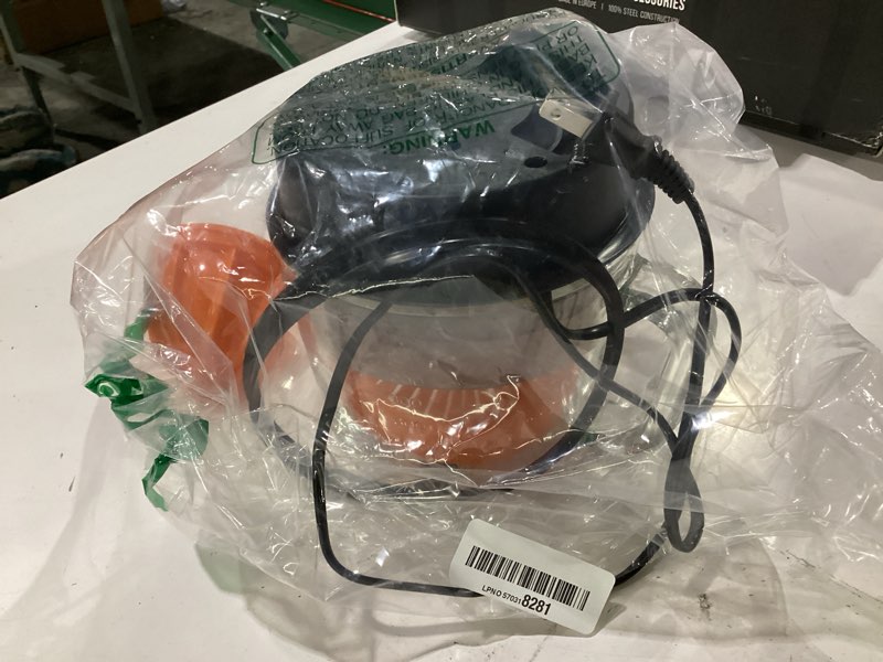 Condition photo showing As Is for citrus juicer with 2 interchangeable cones, premium glass container, easy-to-clean, compact design, perfect for limes, oranges, and lemons - durable, hygienic, and versatile for everyday use