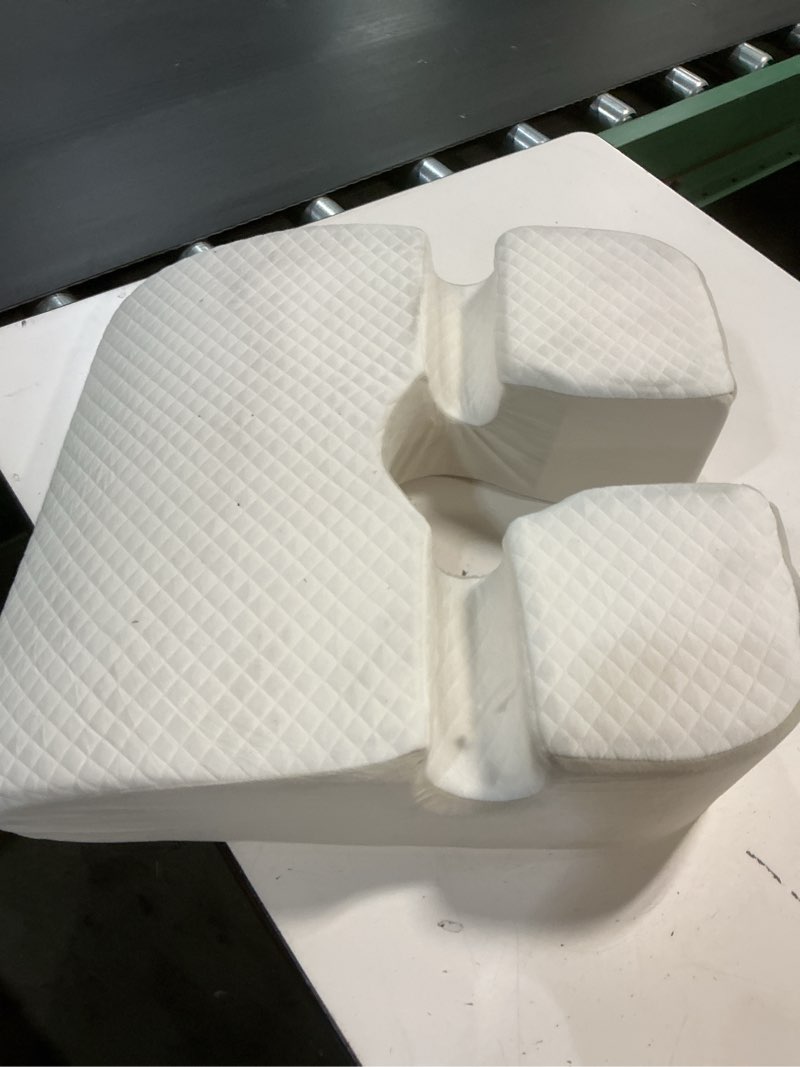 Condition photo showing As Is for daneey face down pillow for sleeping after surgery – prone recovery pillow with breathing hole for bed, eye, retina, nose surgery, massage or bbl recovery