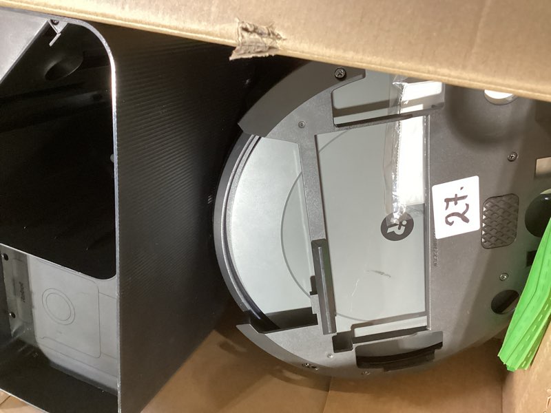 Condition photo showing As Is for irobot roomba i3+ evo (3554) robot vacuum - self-empty for up to 60 days, clean by room with smart mapping, compatible with alexa, personalized cleaning