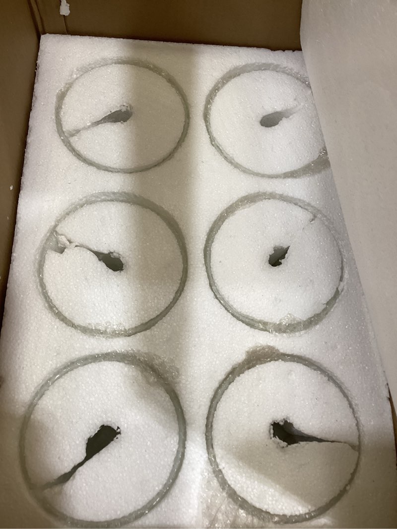 Condition photo showing Good Condition for light brushed nickel chandelier 