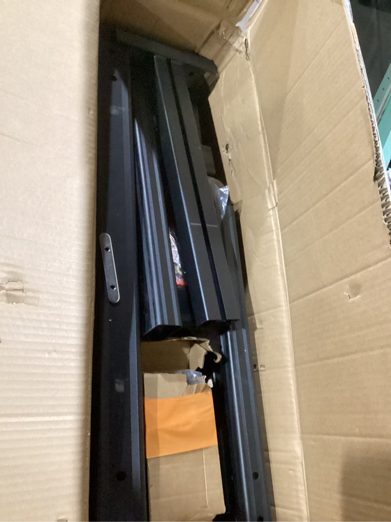 Condition photo showing As Is for universal truck ladder rack,adjustable length & height,1000lbs capacity heavy duty aluminum back racks for trucks adjustable height without side rail