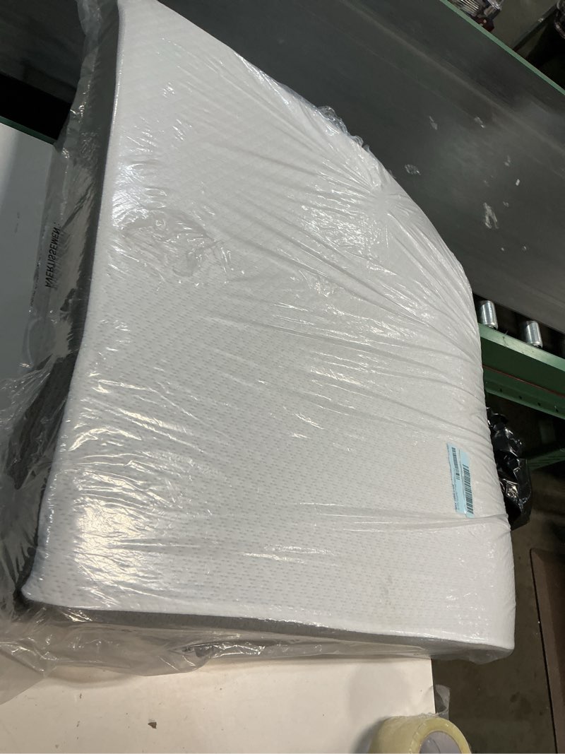 Condition photo showing Good Condition for bedluxe wedge pillow, 10 inch bed wedge pillow for headboard, pillow wedge for acid reflux relief, sleeping, back pain relief, snoring, triangle pillow wedge, white/grey 24*24*10 inch white grey