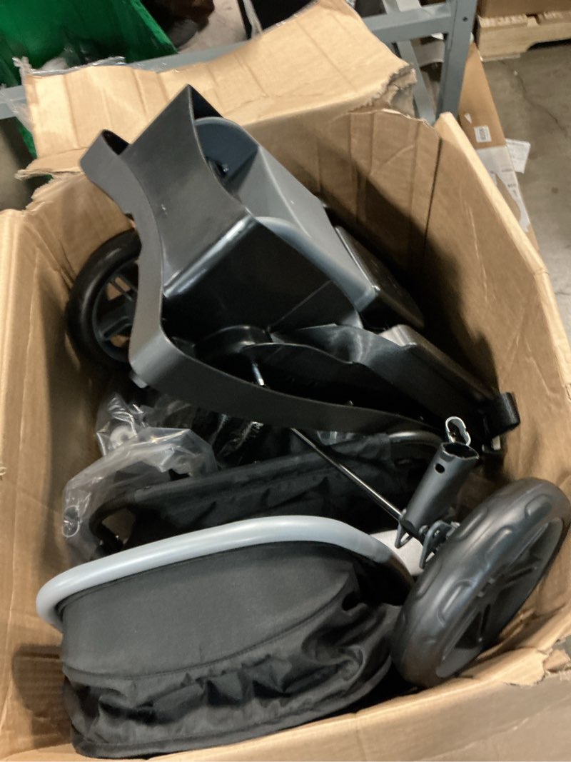 Condition photo showing Good Condition for evenflo omni plus travel system with litemax infant car seat, mylar gray