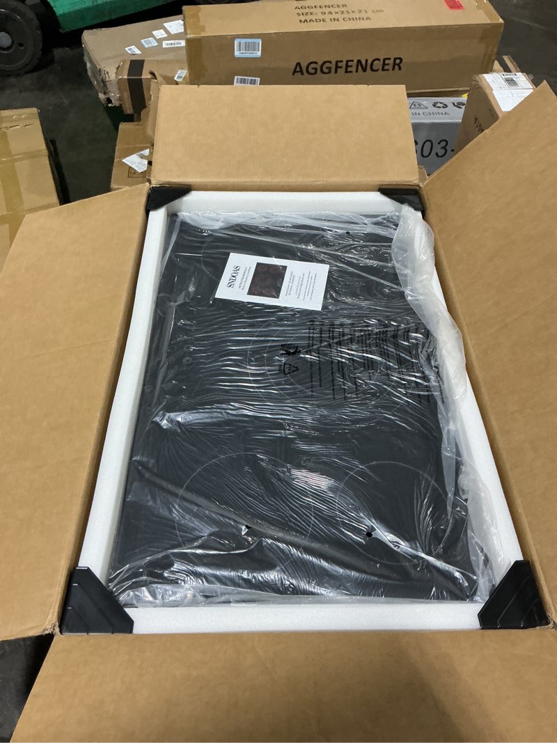 Condition photo showing New/Like New for sndoas 36 inch electric cooktop,5 burners 9000w built-in glass ceramic electric stove top w/touch control,9 power levels,child lock,triple-ring zone,240v hardwired for kitchen countertop 36"
